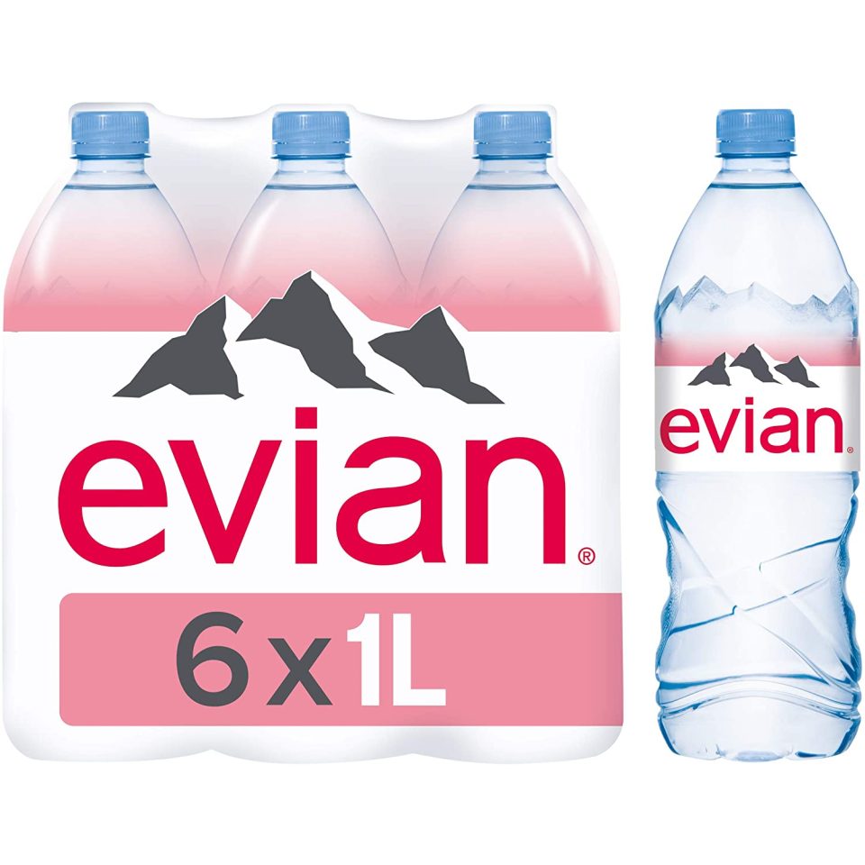 EVIAN Νερό Φυσικό Μεταλλικό 6x1lt