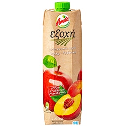 AMITA | ΕΞΟΧΗ | Φυσικό Χυμός Μήλο Ροδάκινο 1lt