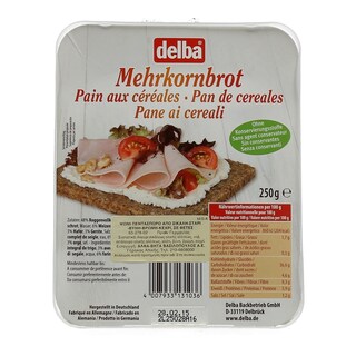 DELBA | ΑΡΤΟΣΚΕΥΑΣΜΑ GRAIN BREAD 250 GR