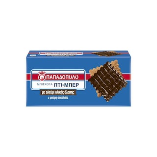 ΠΑΠΑΔΟΠΟΥΛΟΥ | ΠΤΙ ΜΠΕΡ | Biscuits Whole Grain Dark Chocolate 200g