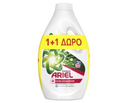 ARIEL | Υγρό Πλυντηρίου Ρούχων Extra Clean 22+22 Μεζούρες Δώρο