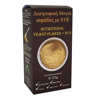 ΒΙΟΥΓΕΙΑ | Διατροφική Μαγιά Νιφάδες Bio με B12 125g