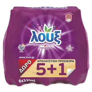 ΛΟΥΞ | ΑΝΑΨΥΚΤΙΚΟ ΒΥΣΣΙΝΑΔΑ ΦΙΑΛΗ 6 X 330 ML ΠΡΟΣΦΟΡΑ 5 + 1 ΔΩΡΟ