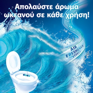 BREF | Μπλοκ Τουαλέτας WC Power Activ Ocean Breeze 2x50g