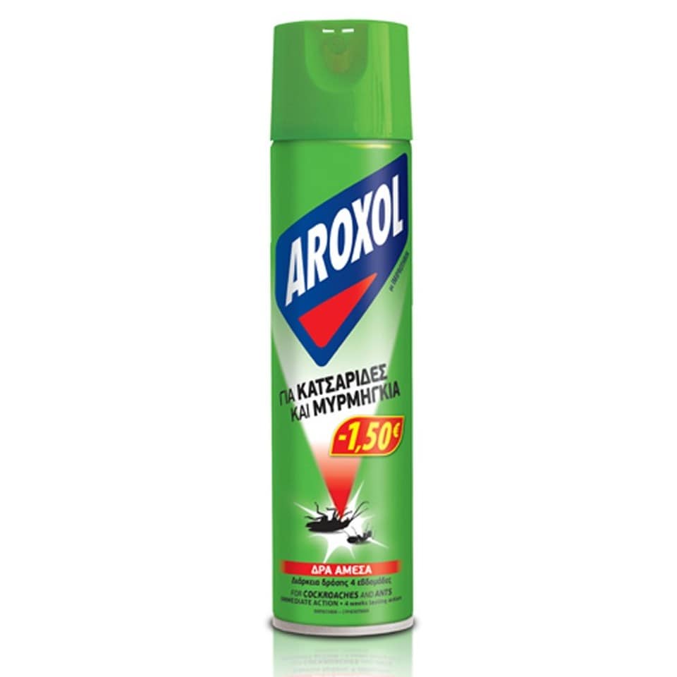 Εντομοκτόνο Spray Κατσαρίδες & Μυρμήγκια 300ml Έκπτωση 1.50Ε