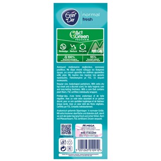 EVERY DAY | Σερβιετάκια Normal Fresh 20 Τεμάχια
