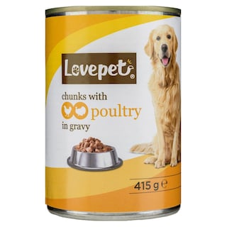 LOVEPET | Σκυλοτροφή Υγρή Πουλερικά 415g