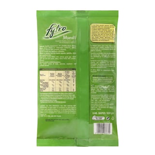 FYTRO | Μούσλι Αποξηραμένα Φρούτα Χωρίς Ζάχαρη 500gr