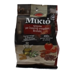 MIKIO | ΚΡΙΤΣΙΝΙΑ ΛΙΑΣΤΗ ΝΤΟΜΑΤΑ ΚΑΙ ΕΛΙΑ 90 GR