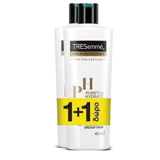 TRESEMME | Conditioner Purify & Hydrate Λιπαρά Μαλλιά 400ml 1+1 Δώρο