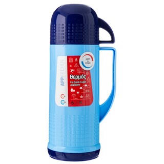 - | VACUUM PLASTIC FLASK 450ML COLORED 1PCS