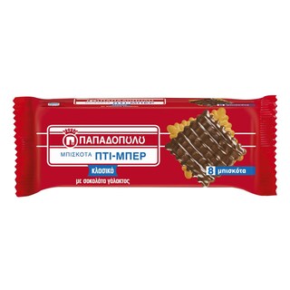 ΠΑΠΑΔΟΠΟΥΛΟΥ | Μπισκότα Πτι Μπερ Σοκολάτα Γάλακτος 89g