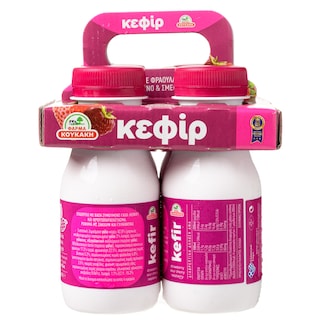 ΦΑΡΜΑ ΚΟΥΚΑΚΗ | Ρόφημα Γάλακτος Κεφίρ Φράουλα Βύσσινο Σμέουρο 4x200ml