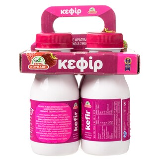 ΦΑΡΜΑ ΚΟΥΚΑΚΗ | Ρόφημα Γάλακτος Κεφίρ Φράουλα Βύσσινο Σμέουρο 4x200ml
