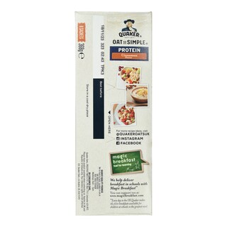 QUAKER | Νιφάδες Βρώμης Ολικής Άλεσης Protein 368g