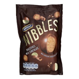 MC VITIES | Μπουκιές Digestive Nibbles Σοκολάτα Γάλακτος 120g