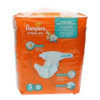 PAMPERS | SIMPLY DRY | ΠΑΝΕΣ ΜΩΡΟΥ JUNIOR 11-25KG No 5 20 ΤΕΜ