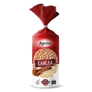AGRINO | Ρυζογκοφρέτες Με Κανέλα 115gr