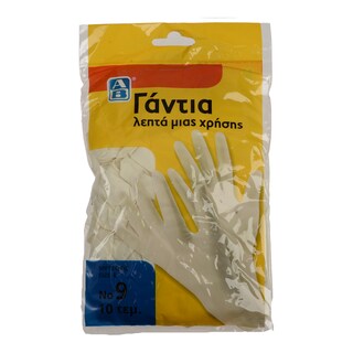 ΑΒ | ΓΑΝΤΙΑ LATEX LARGE 10 ΤΕΜ
