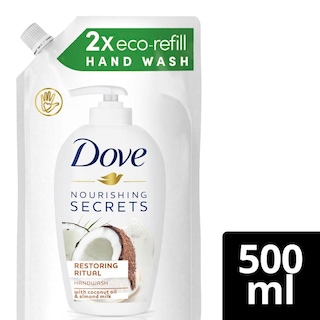 DOVE | Κρεμοσάπουνο Καρύδα & Γάλα Αμυγδάλου Ανταλλακτικό 500ml