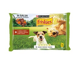 FRISKIES | Σκυλοτροφή Αρνί & Καρότα σε Σάλτσα 4x100g
