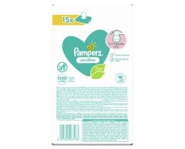 PAMPERS | Μωρομάντηλα Sensitive Αποκλειστικά Online 15x80 Τεμάχια
