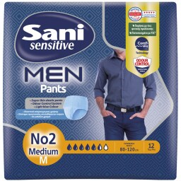 Εσώρουχα Ακράτειας Sensitive Men Pants Medium 12 Τεμάχια