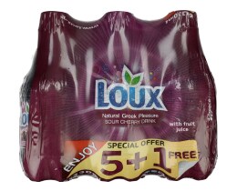 ΛΟΥΞ | Αναψυκτικό Βυσσινάδα Φιάλη 6 X 330ml (5+1 Δώρο)
