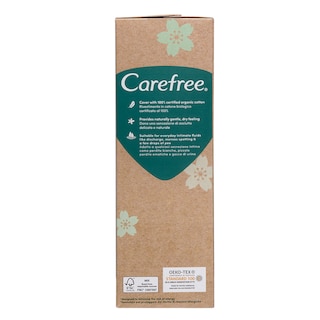 CAREFREE | Σερβιετάκια Organic Plus Long 24 Τεμάχια