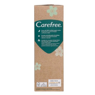 CAREFREE | Σερβιετάκια Organic Plus Long 24 Τεμάχια