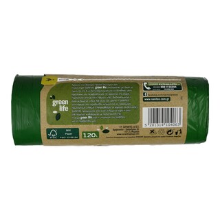 SANITAS | Σακούλες Απορριμμάτων Green Life Γίγας 70x101cm 10 Τεμάχια