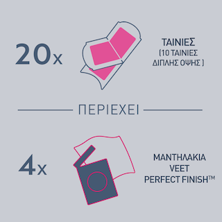 VEET | Depilatory Strips Face Normal Skin 20 Pieces