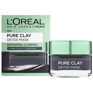 L'OREAL | ΜΑΣΚΑ ΠΡΟΣΩΠΟΥ ΑΡΓΙΛΟΥ DETOX 50 ML