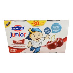 JUNIOR | ΠΑΙΔΙΚΑ ΓΙΑΟΥΡΤΙΑ ΚΕΡΑΣΙ 2X140ΓΡ