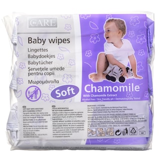 CARE | Μωρομάντηλα Χαμομήλι 3x72 Τεμάχια