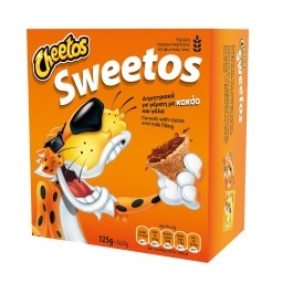 CHEETOS | Σνακ Δημητριακών Sweetos Γάλα Κακάο 5x25g