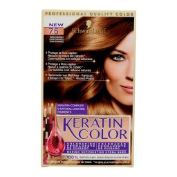 KERATIN COLOR | ΒΑΦΕΣ ΜΑΛΛΙΩΝ ΞΑΝΘΟ ΚΑΡΑΜΕΛΕ 1 TEMAXIO