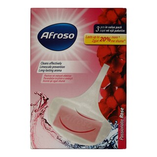 AFROSO | Στέρεο Block WC Passionate Rose 3x40g