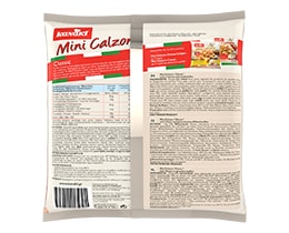 KANAKI | MINI KALZONE | Πιτάκια Κατεψυγμένα Mini Calzone Classic 450gr