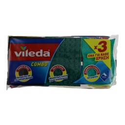 VILEDA | ΣΦΟΥΓΓΑΡΑΚΙ COMBO 3 TEM