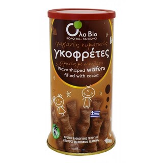 ΟΛΑΒΙΟ | Γκοφρέτες Bio Πουράκια Σοκολάτας 140g