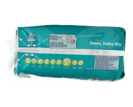 PAMPERS | BABY DRY | ΠΑΝΕΣ ΜΩΡΟΥ JUNIOR PLUS No 5+ 20 ΤΕΜ