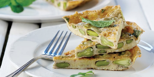 Φρουτάλια με φρέσκα κουκιά από την Άνδρο