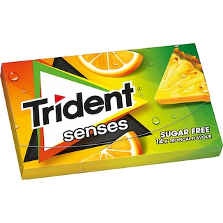 TRIDENT | Τσίχλες Senses Τροπικά Φρούτα 27g