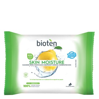 BIOTEN | Μαντηλάκια Καθαρισμού Κανονική Επιδερμίδα 20 Τεμάχια