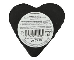 WYKEFARMS | Τυρί Cheddar Reserve Σχήμα Καρδιάς 100g