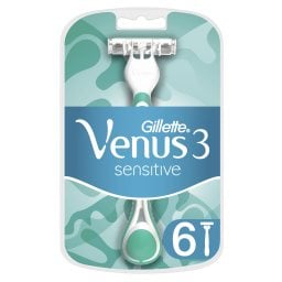 GILLETTE | Ξυραφάκια Μίας Χρήσης Venus 3 Sensitive 4+2 Τεμάχια Δώρο