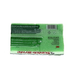 SCOTCH BRITE | Σφουγγαράκι Γίγας Κουζίνας Αντιβακτηριδιακό 1 Τεμάχιο