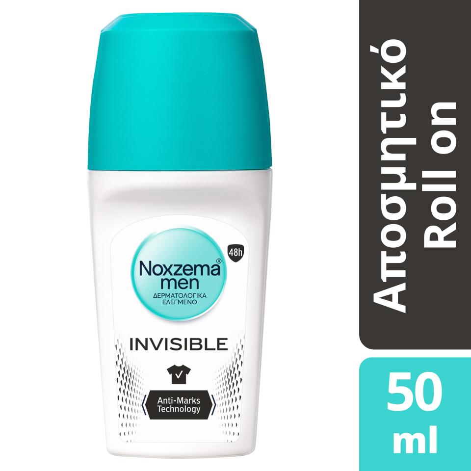 NOXZEMA Αποσμητικό Roll On Invisible Him 50ml