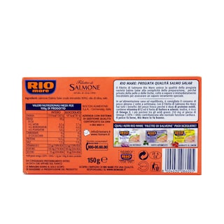 RIO MARE | Σολομός Φιλέτο σε Λάδι 150g